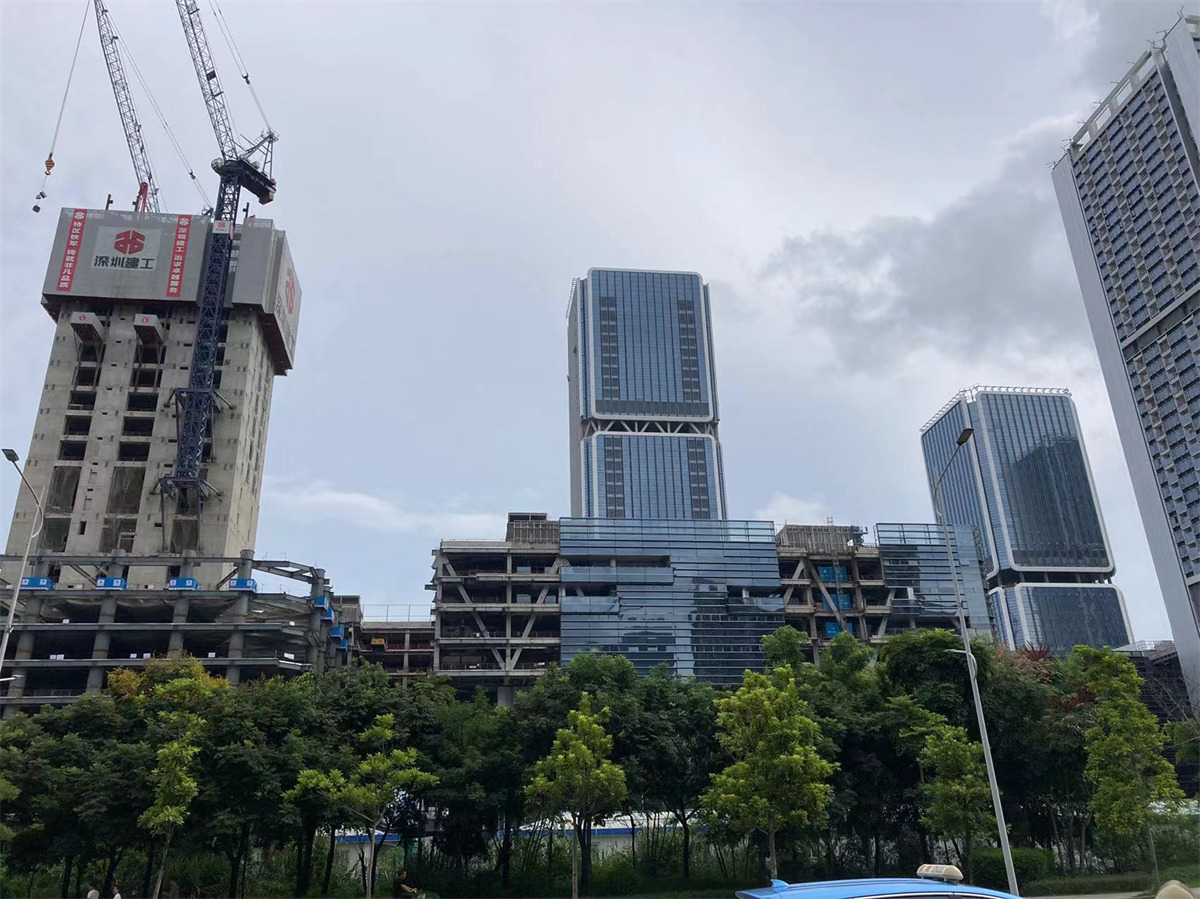 深圳留仙洞总部基地最新建设的超高层立面库 - 品素品设计