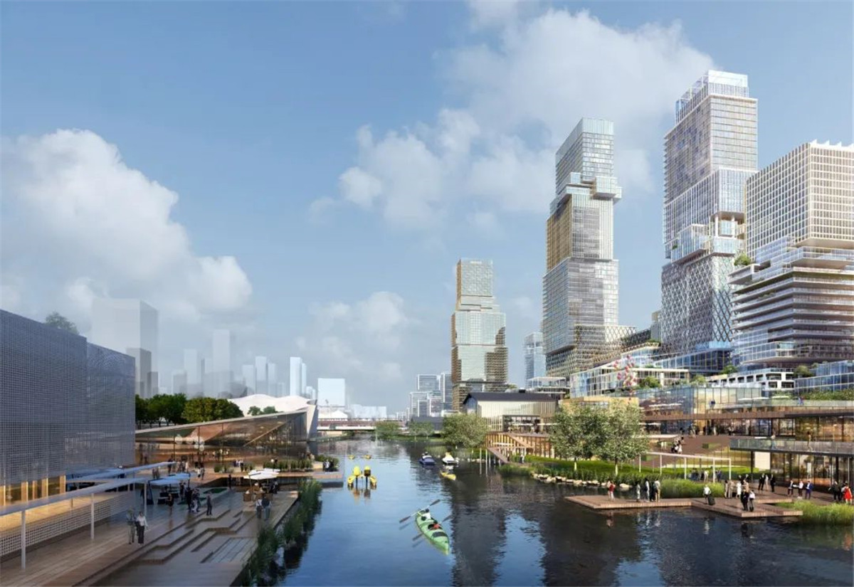 杭州钱塘湾未来总部基地城市设计国际竞赛 | 中国建筑设计研究院有限公司 、ISA-Internati - 品素品设计