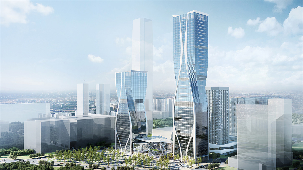 深圳泰富科创广场 银盈广场 建设中 筑博 品素品设计