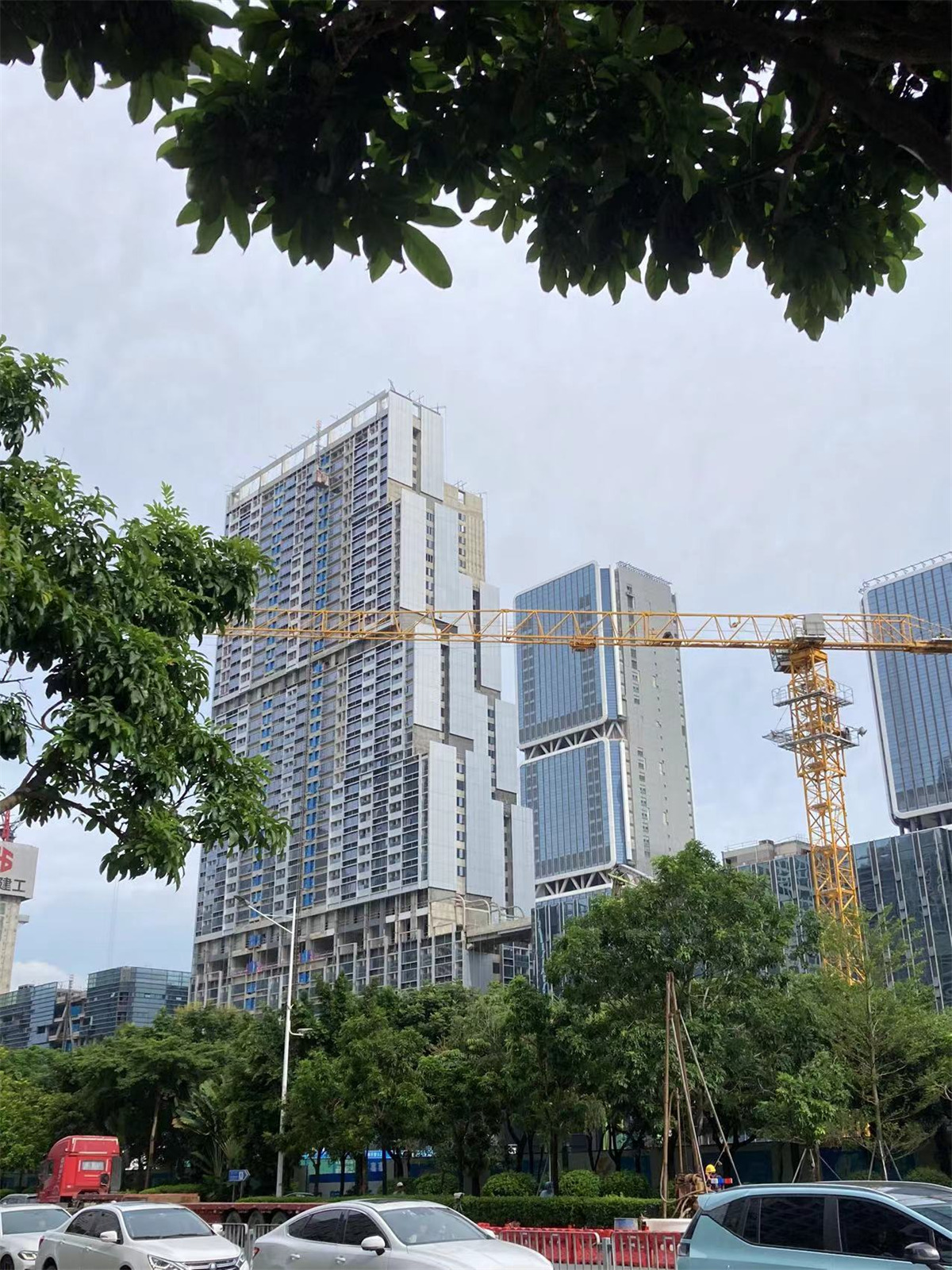深圳留仙洞总部基地最新建设的超高层立面库 - 品素品设计