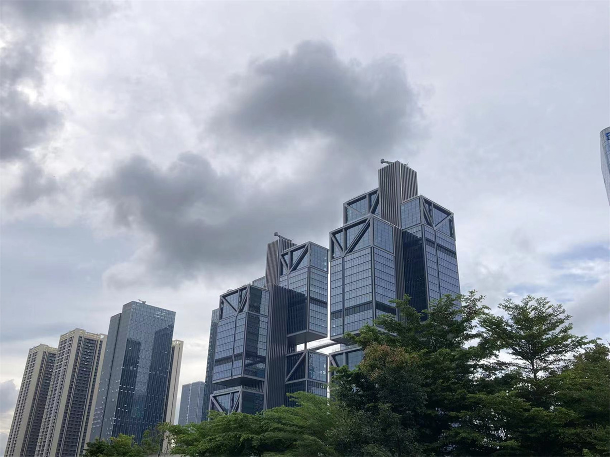 深圳留仙洞总部基地最新建设的超高层立面库 - 品素品设计