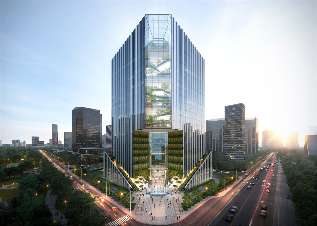 赢得成都交子公园金融商务区B07地块方案设计竞赛 | Aedas - 品素品设计