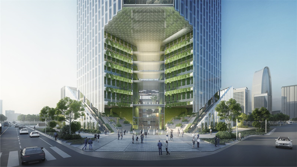 赢得成都交子公园金融商务区B07地块方案设计竞赛 | Aedas - 品素品设计