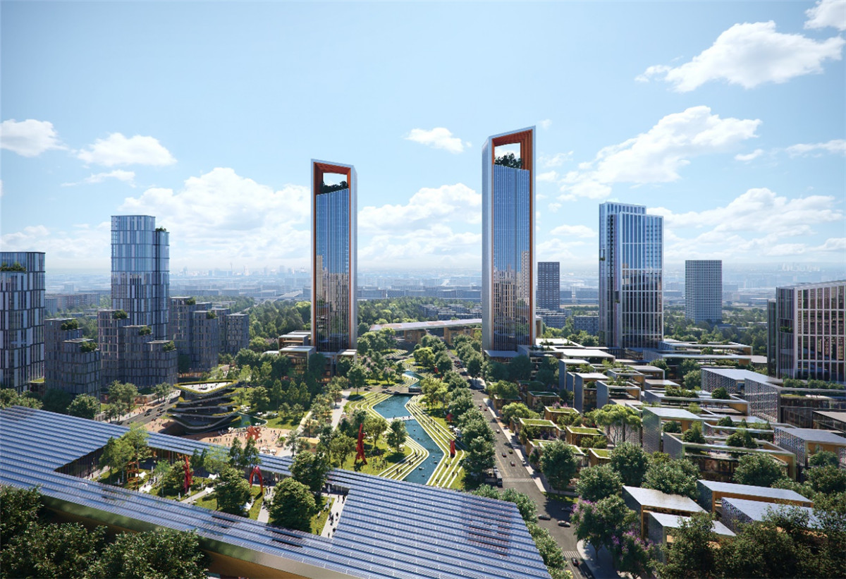上海市浦东新区新杨思地块核心区城市设计 Foster Partners Kpf 日本设计 品素品设计 上海市浦东新区新杨思地块核心区城市设计 Foster Partners Kpf 日本设计 品素品设计