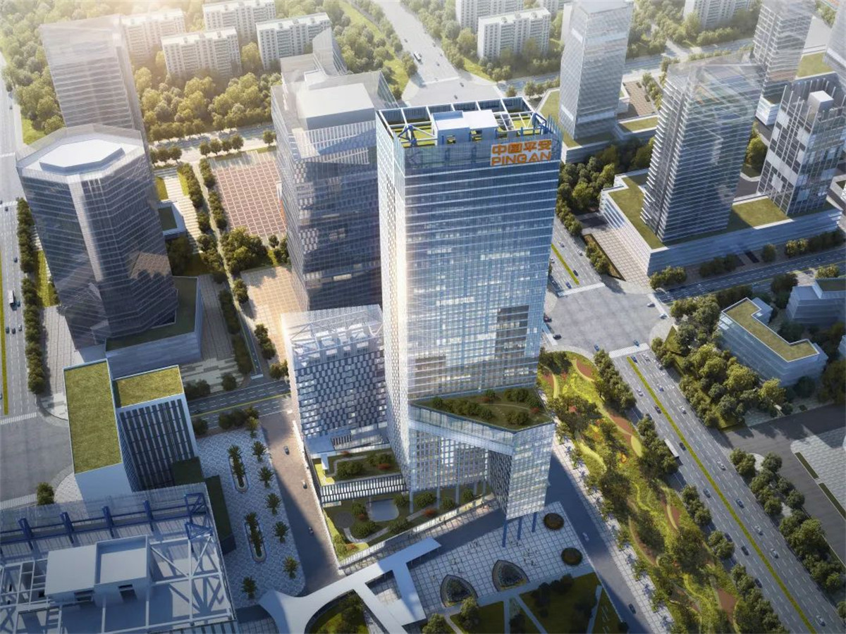 深圳前海大师新作即将建成平安信用卡全球总部大厦(前海交易广场) | 严迅奇建筑师事务所,华艺设计 - 品素品设计