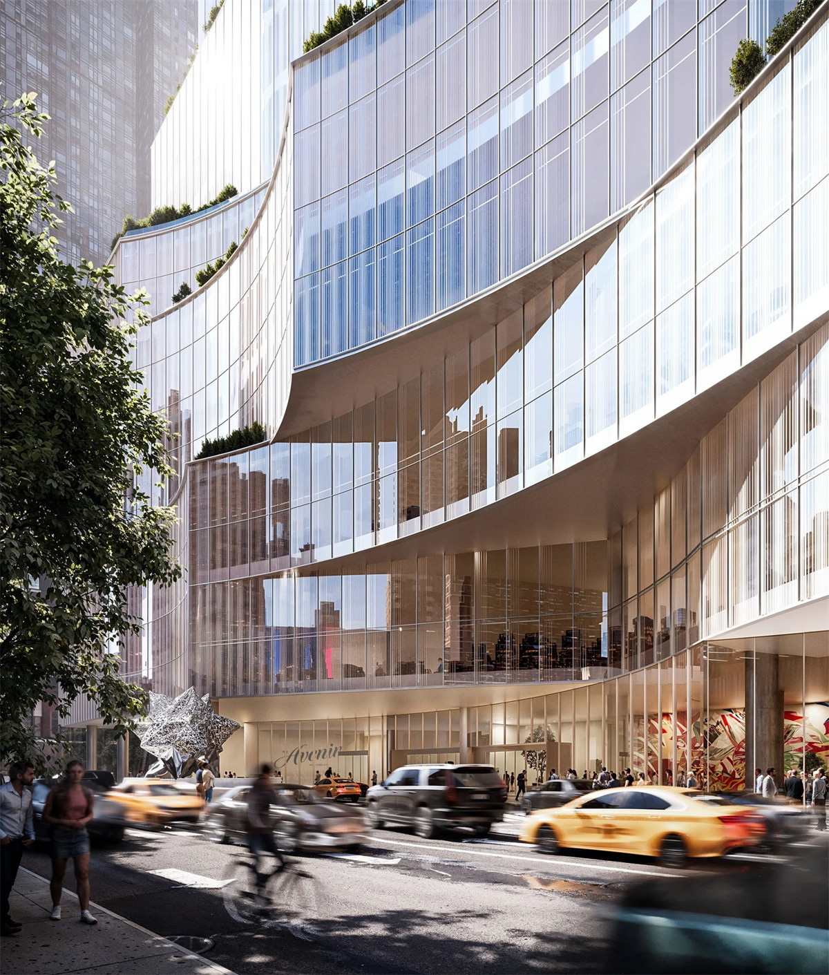 曼哈顿新综合体The Avenir 设计| CetraRuddy, The Avenir - 品素品设计