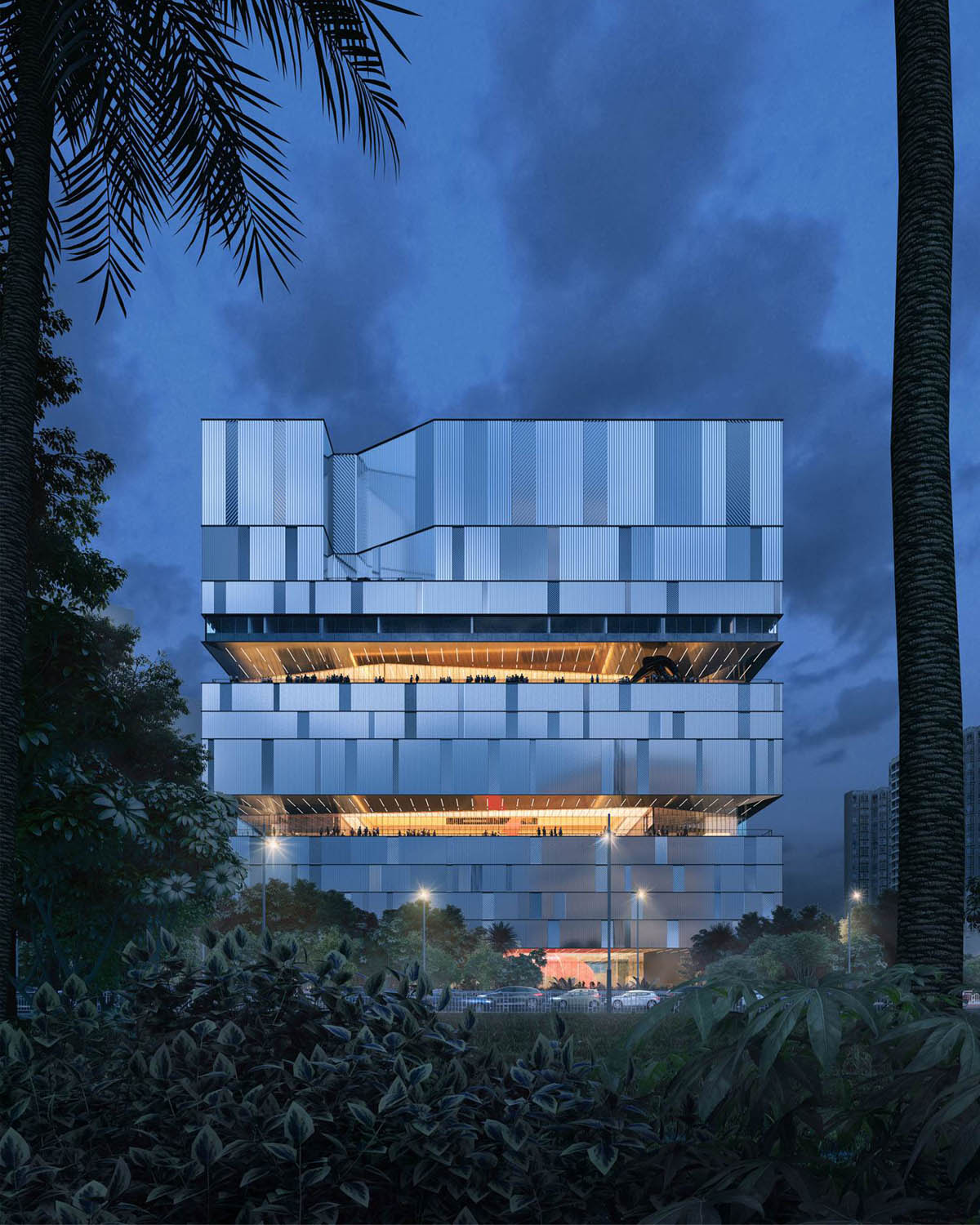 baoan public culture and art center,shenzhen, china